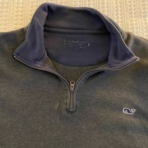 Vineyard Vines Quarter Zip - Grey